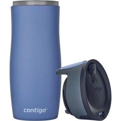 Contigo Autoseal West Loop Vacuum-Insulated Stainless Steel Travel Mug, 16 oz, Earl Grey