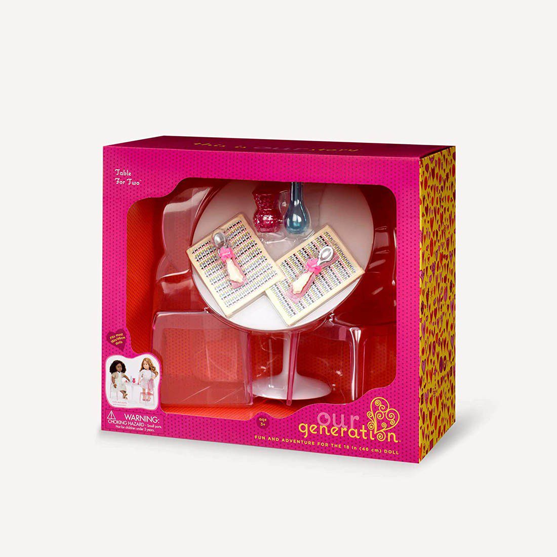 Our Generation Dolls Furniture Table & Chairs Set