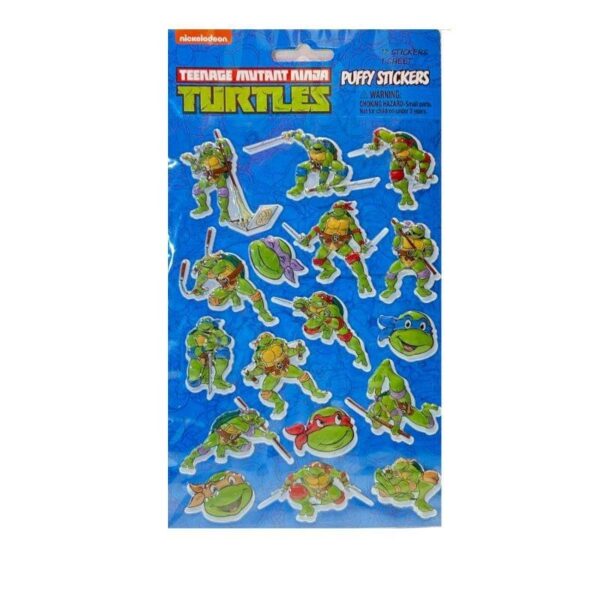 Inkology Teenage Mutant Ninja Turtles Puffy Stickers