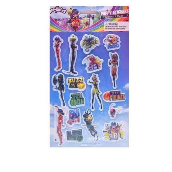 Inkology Miraculous Puffy Stickers