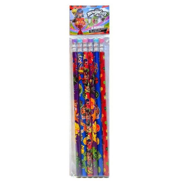 Inkology Miraculous Pencils - Set of 6