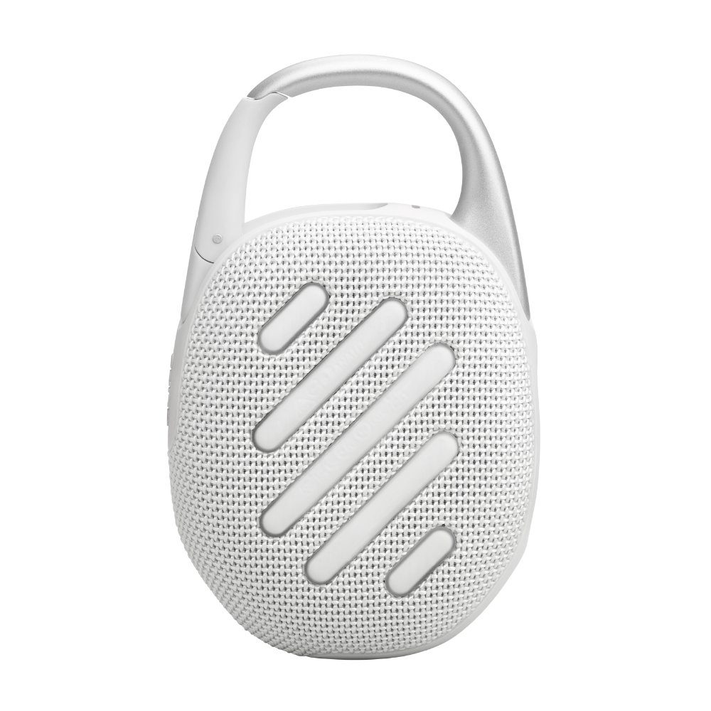JBL Clip 5 Portable Bluetooth Speaker - White - Image 3