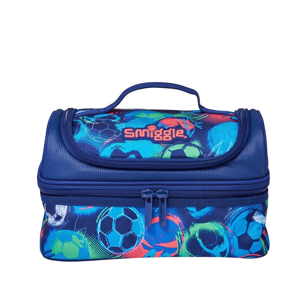Smiggle Double Decker Lunch Bag - Football