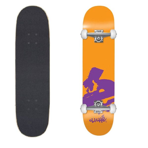 Cliche Europe Orange Skateboard