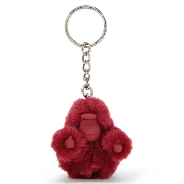 Kipling Monkey Clip XS - Funky Red XS Monkey Keyhanger