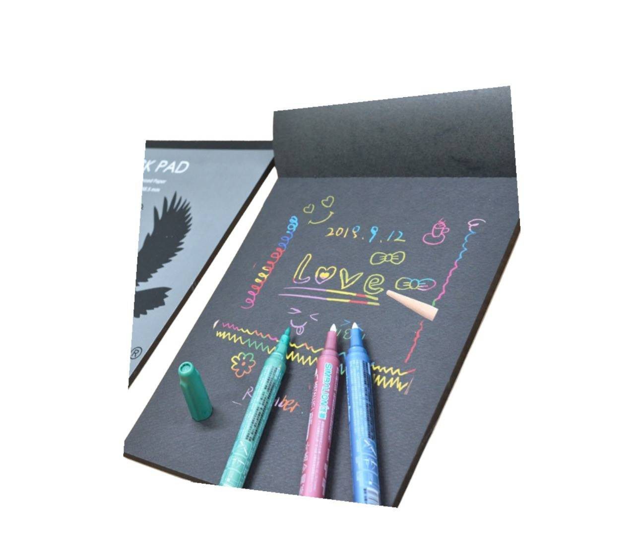 Simba Black Pad A3 420 x 297mm - 20 Sheets - Image 2