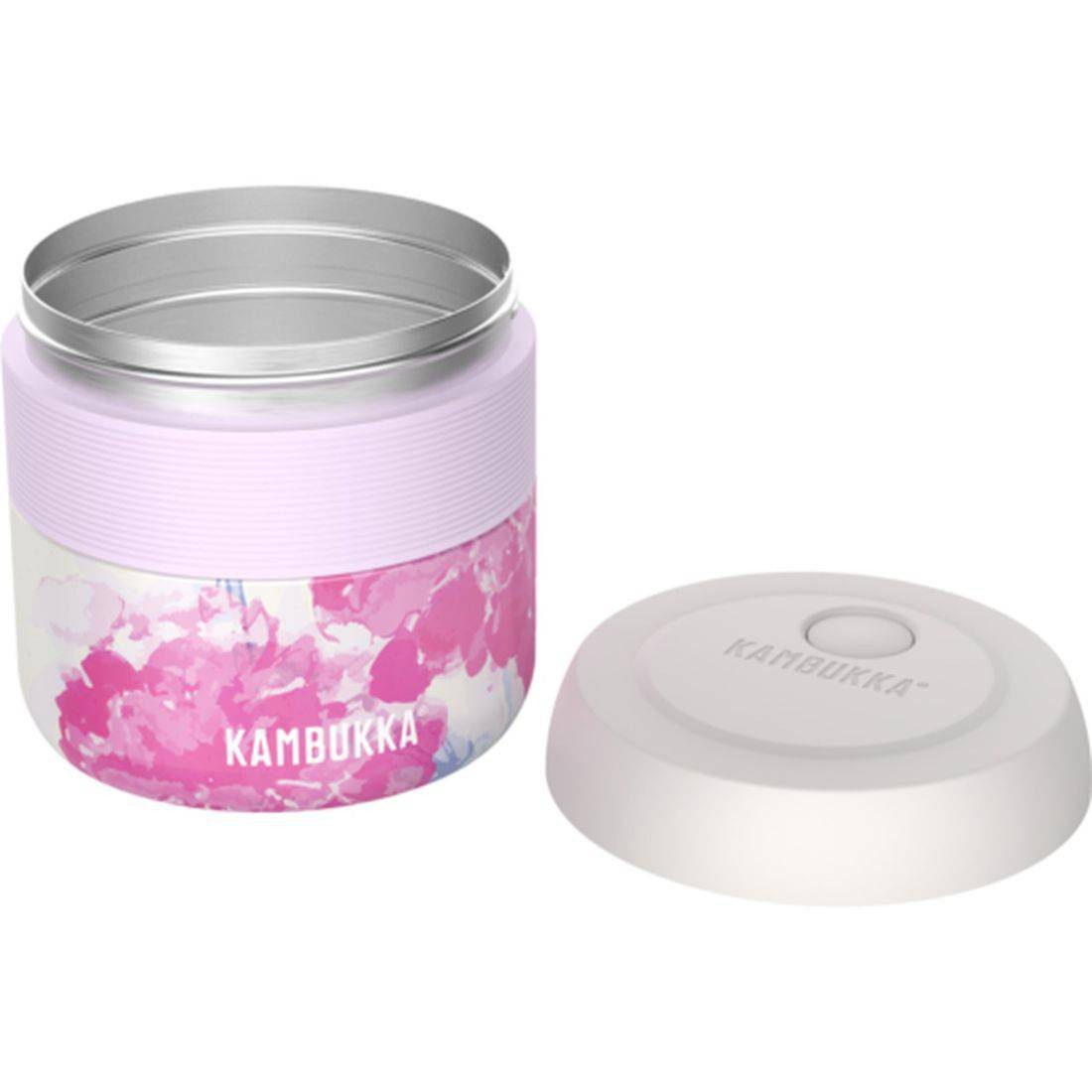 Kambukka Bora Food Jar Pink Blossom 400ml - Image 2