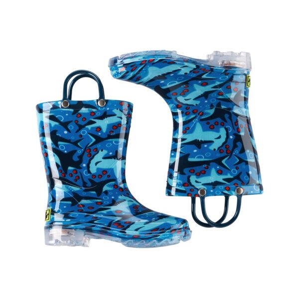 Western Chief Kids Shark Lighted Rain Boots