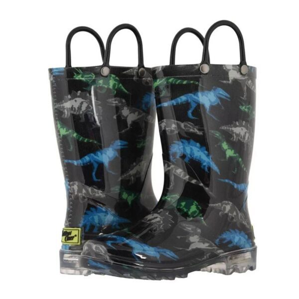 Western Chief Kids Dinosaur Friends Lighted Rain Boots