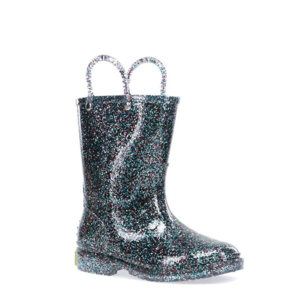 Western Chief Kids Glitter Lighted PVC Multi Rain Boots
