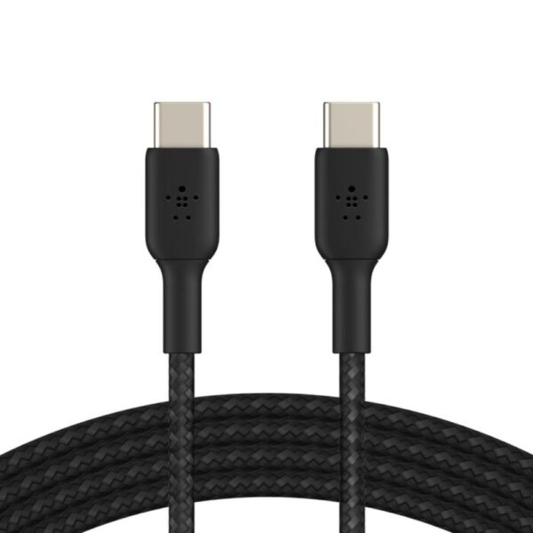 Belkin BoostCharge Braided USB-C to USB-C Cable 60W - Black