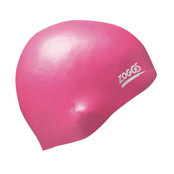 Zoggs Easy-Fit Silicone Swimming Cap Pink