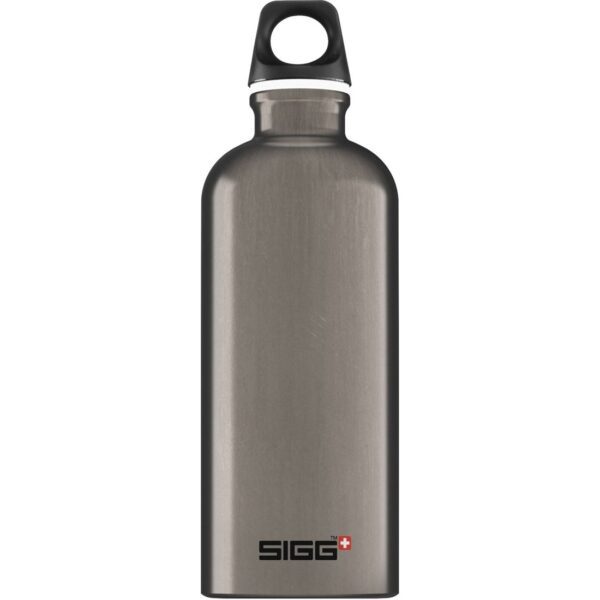 Sigg Traveller Smoked Pearl Stainless Steel Water Bottle 0.6L