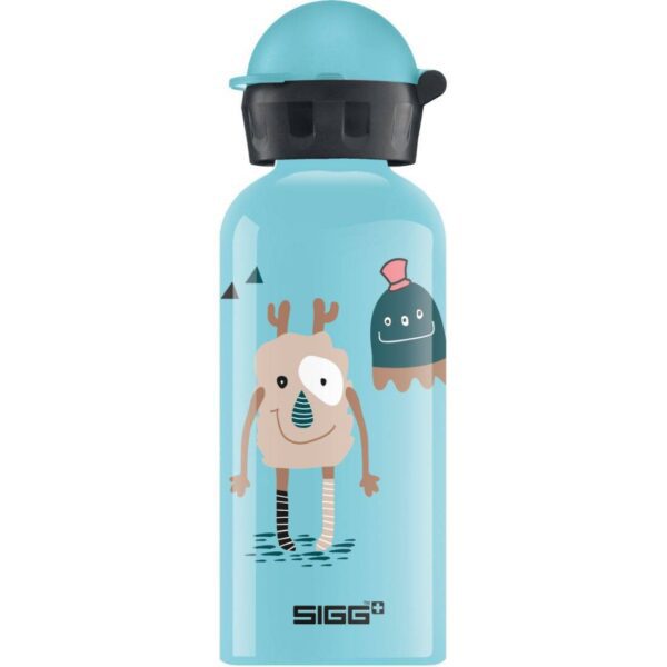 Sigg Kids Stainless Steel Water Bottle KBT Monster Friends 0.4 Liter