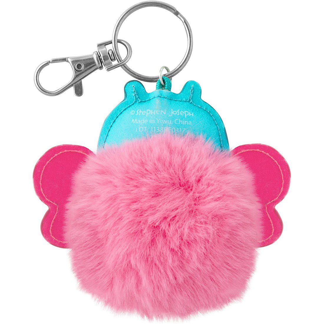 Stephen Joseph Pom Pom Critter Keychains Butterfly - Image 2