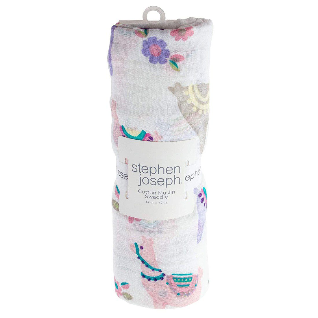 Stephen Joseph Muslin Blankets Llama