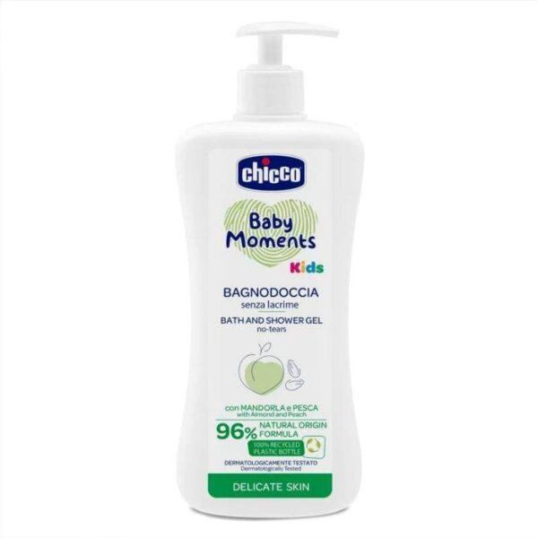 Chicco Baby Moments Bath And Shower Gel - No Tears 500Ml