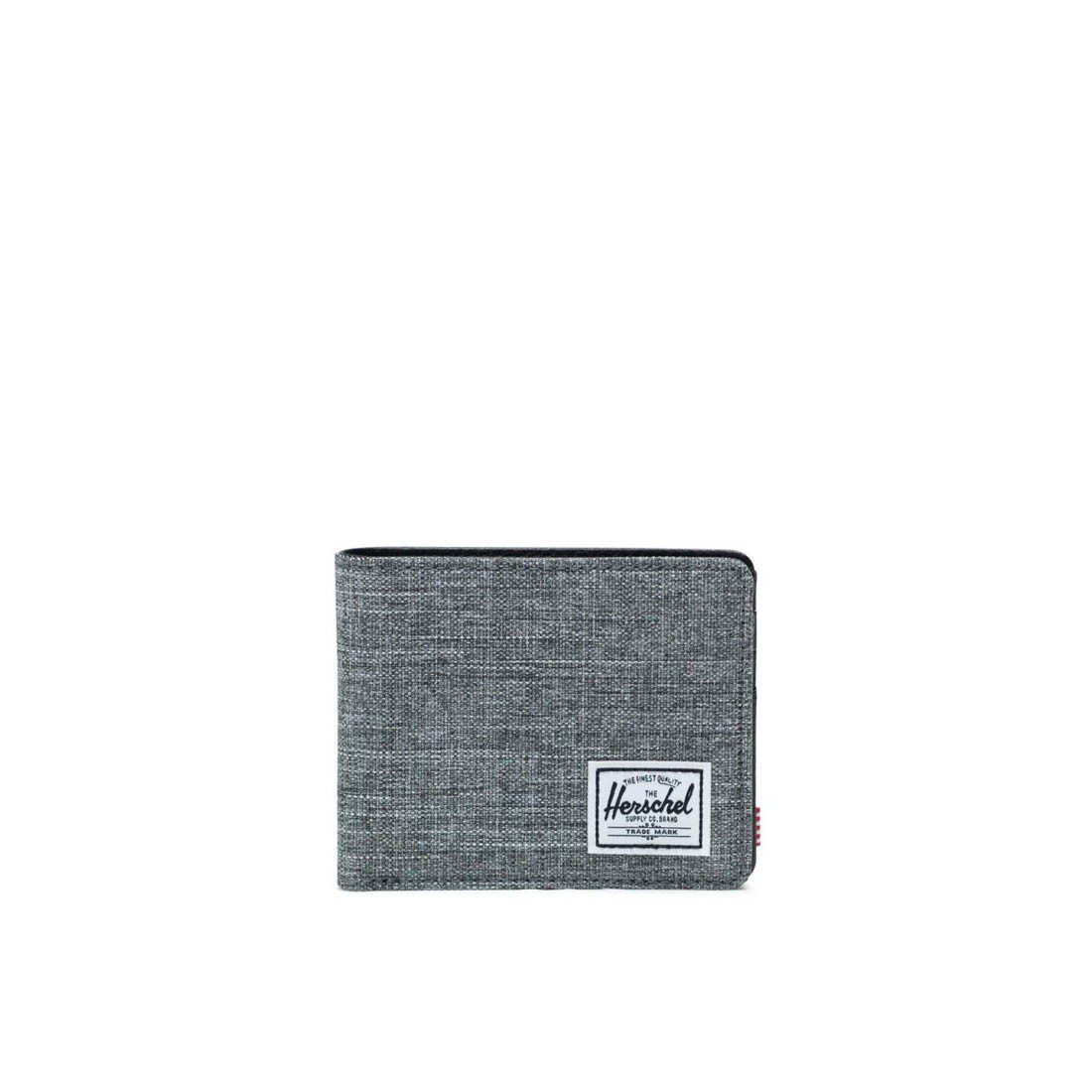 Herschel Hank RFID Wallet Raven Crosshatch