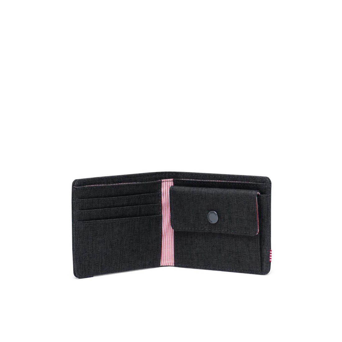 Herschel Roy Coin Wallet Black Crosshatch - Image 2