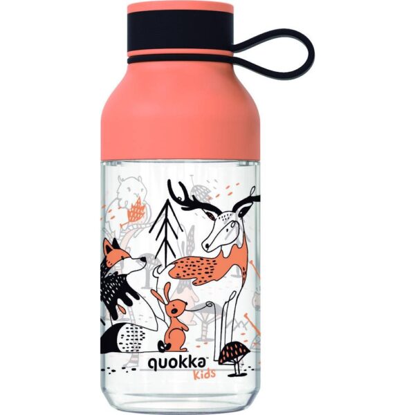 Quokka Kids Tritan Bottle Ice With Strap In The Woods 430 ML