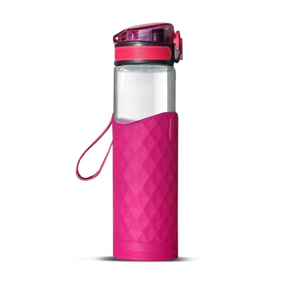 Aware Glass Water Bottle Pink
