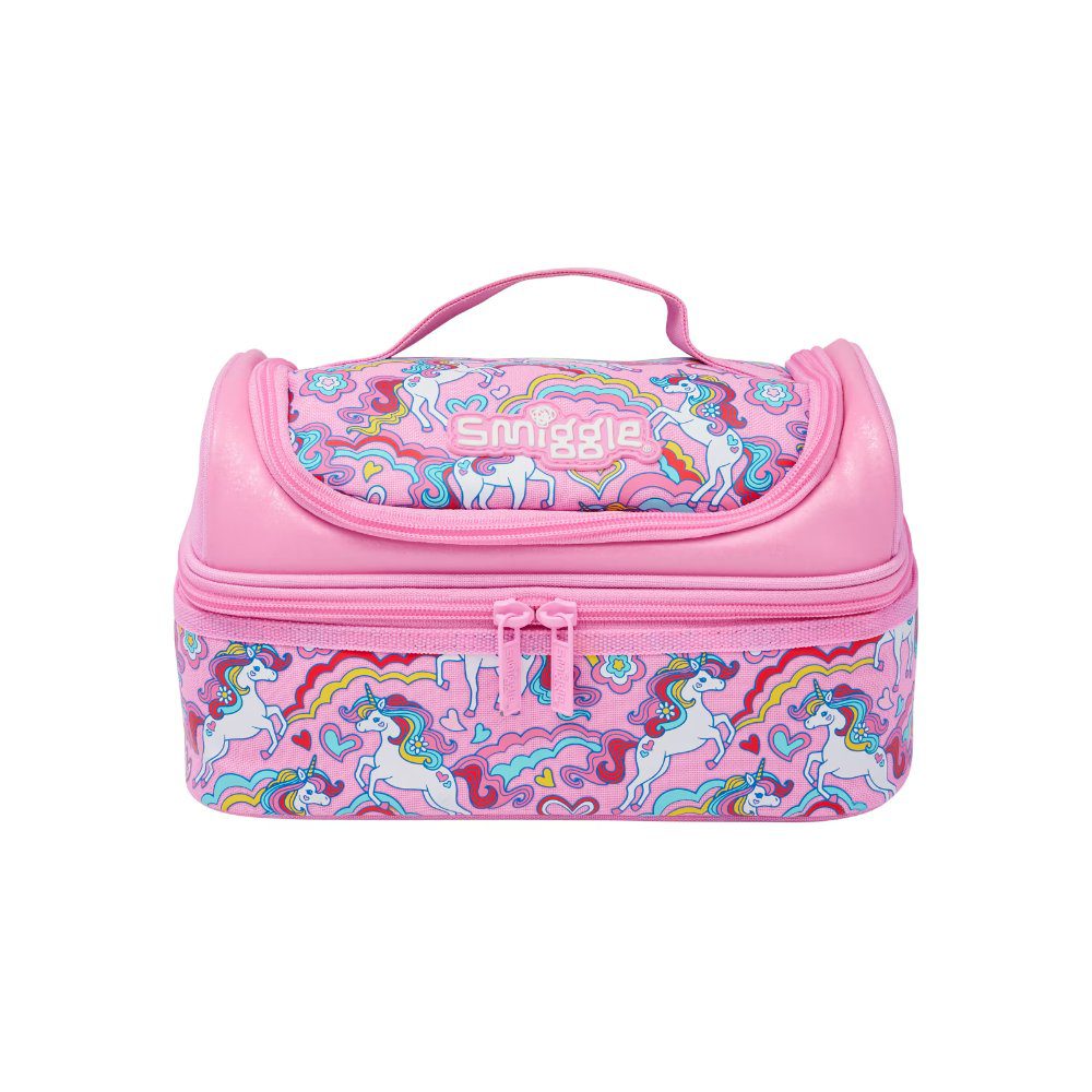 Smiggle Double Decker Lunch Bag - Unicorn