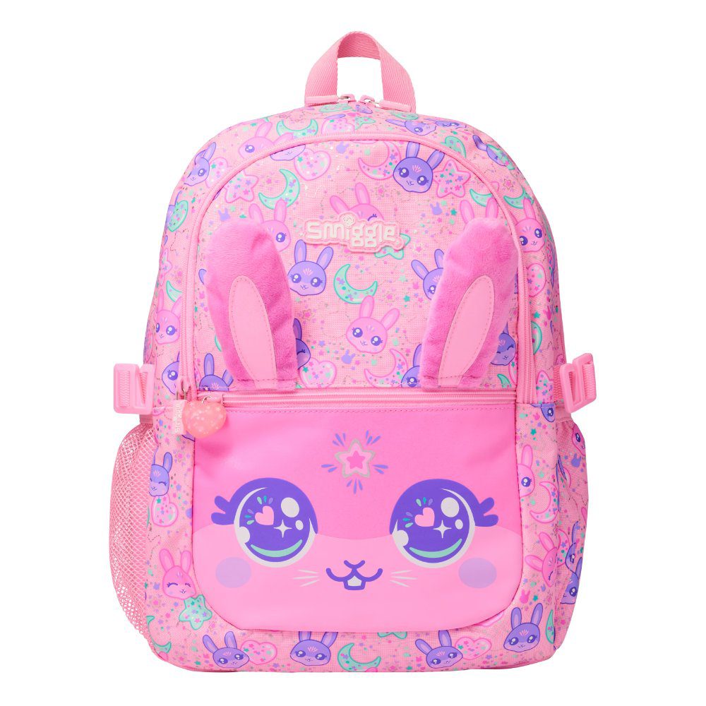 Smiggle Attach Backpack - Rabbit Pink