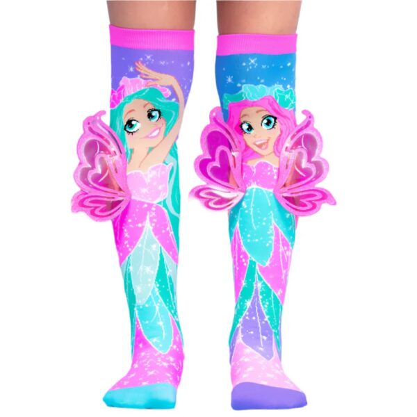 Madmia Socks – Fairy With Glitter 3D Wings