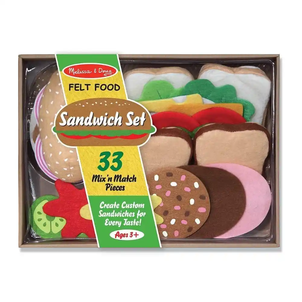 Melissa & Doug Felt Food Sandwich Play Set