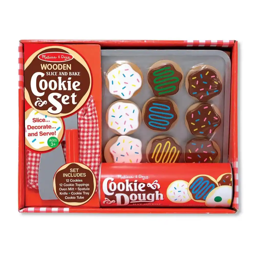 Melissa & Doug Slice & Bake Cookie Set - Wooden Play Food