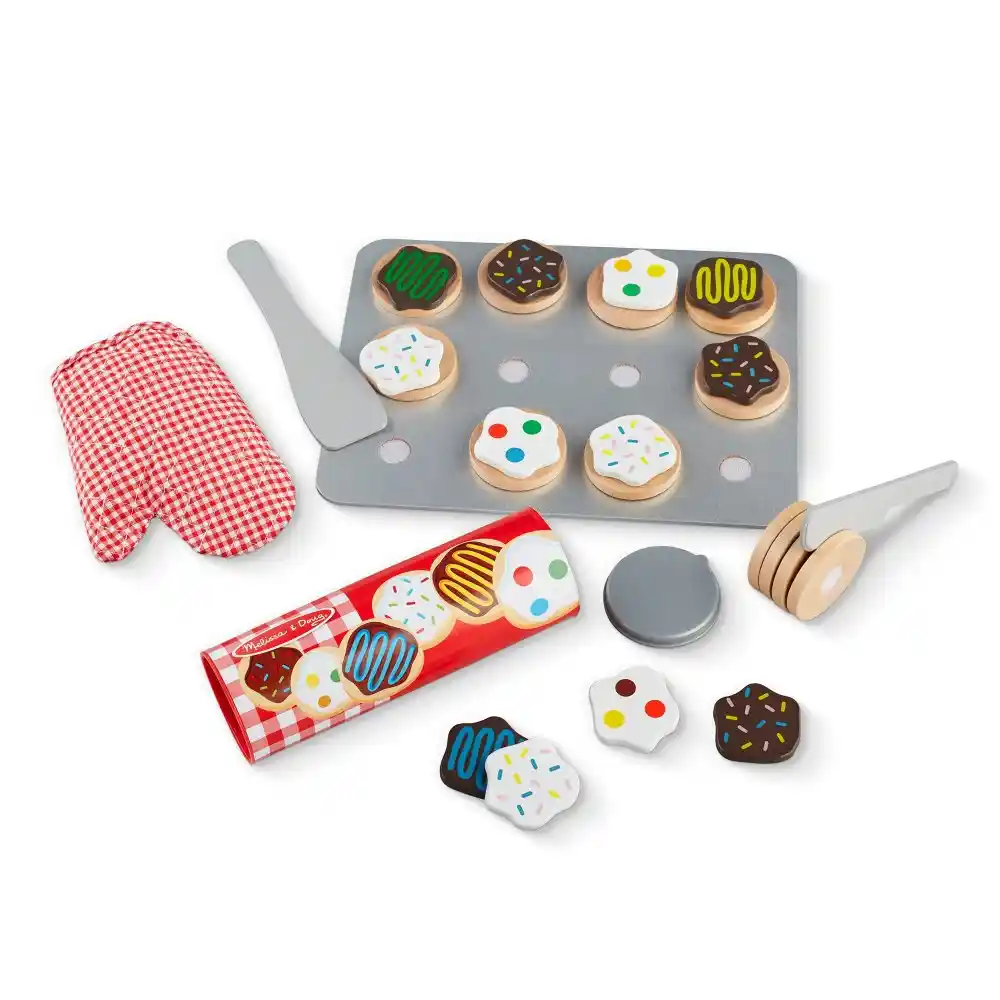 Melissa & Doug Slice & Bake Cookie Set - Wooden Play Food - Image 2