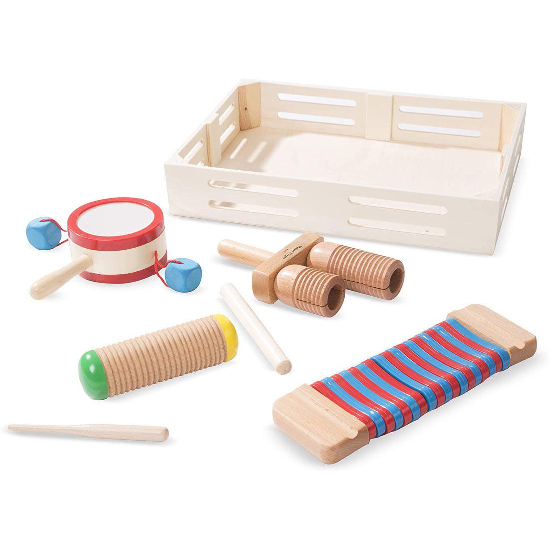 Melissa & Doug Band in a Box Drum! Click! Clack! - Image 2