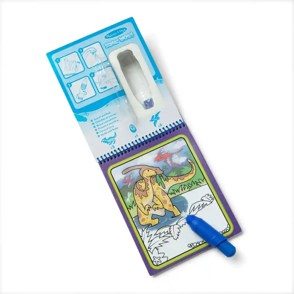 Melissa & Doug On the Go Water Wow! Water-Reveal Pad - Dinosaurs - Image 2
