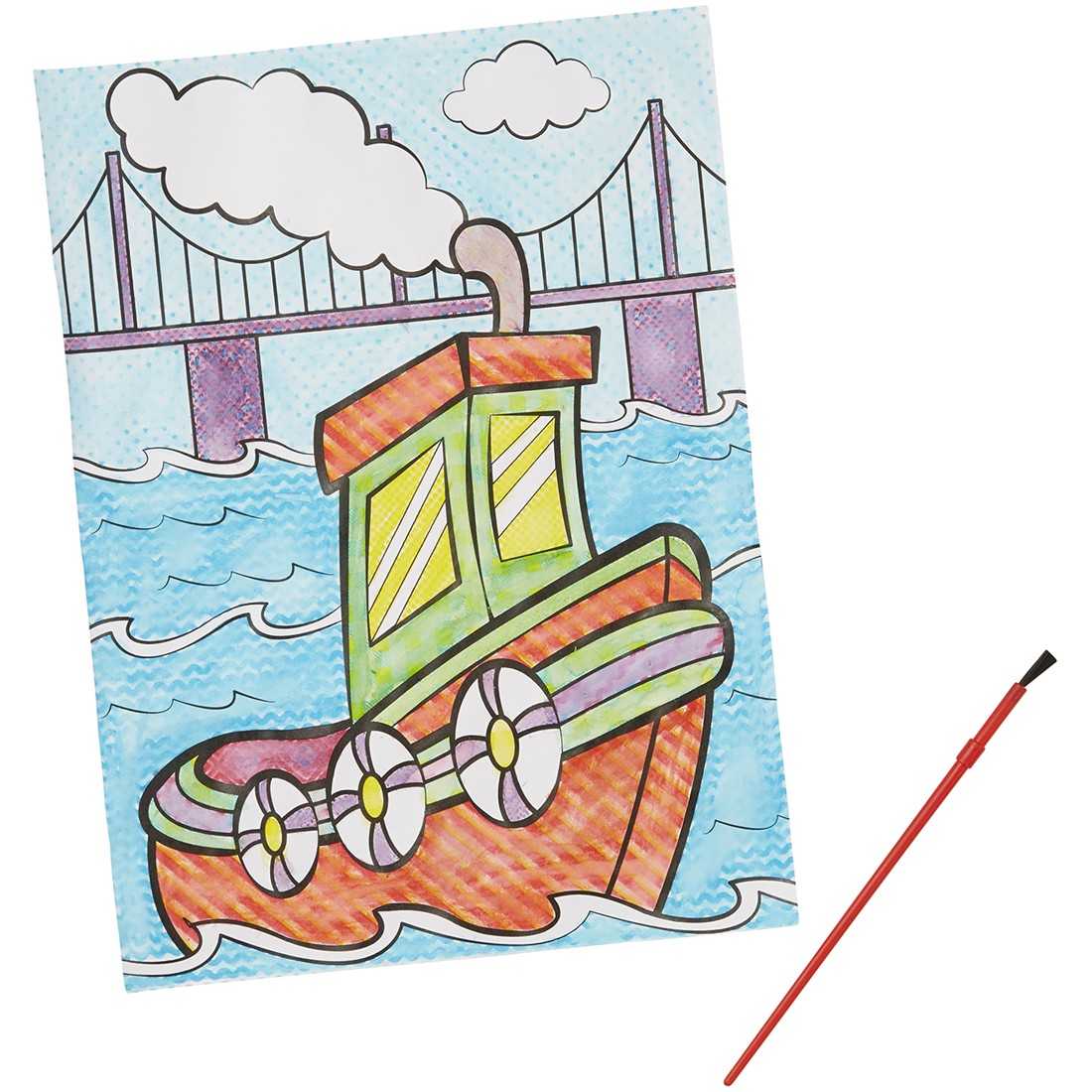 Melissa & Doug My First Paint with Water Vehicles - Image 3