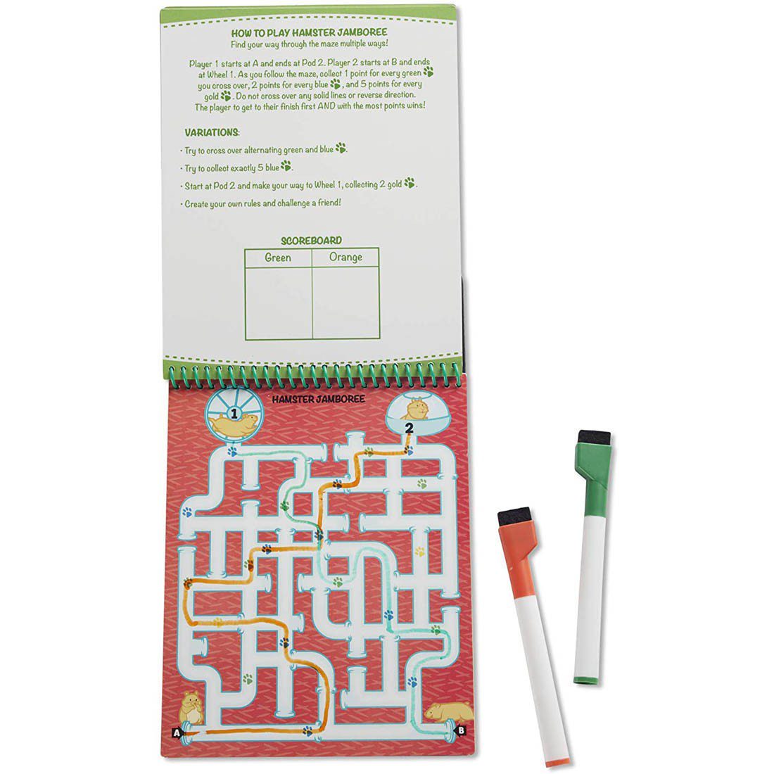 Melissa & Doug Wipe Off Activity Pad Animals - Image 3