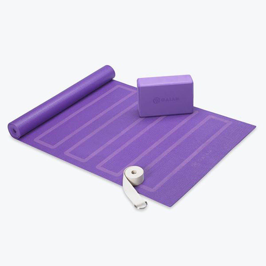 GAIAM Yoga Beginners Kit Pruple