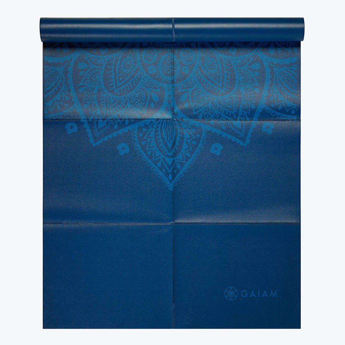 GAIAM Foldable Blue Sundial Yoga Mat 2MM - Image 3
