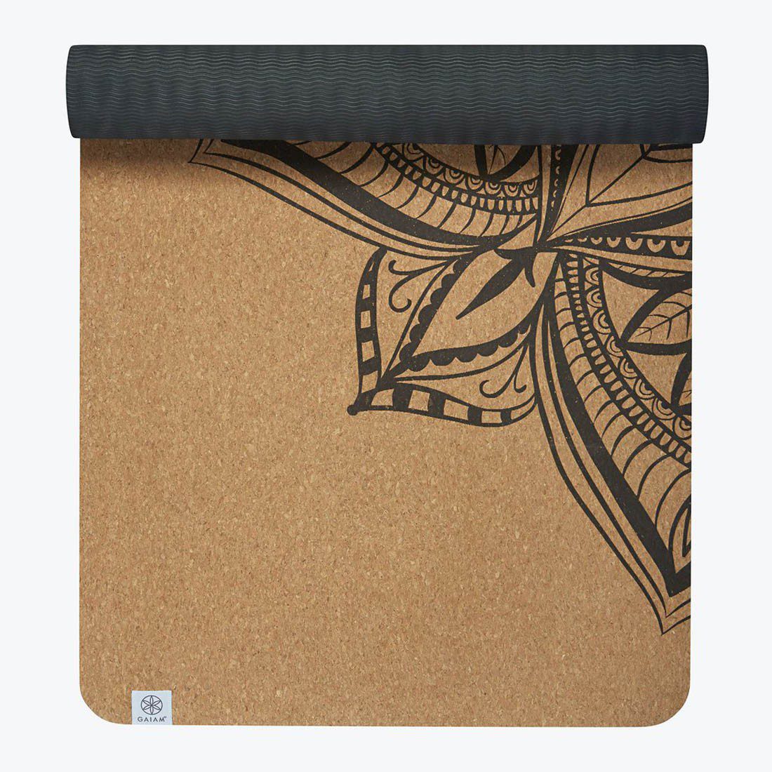 GAIAM Performance Mandala Cork Yoga Mat 5MM