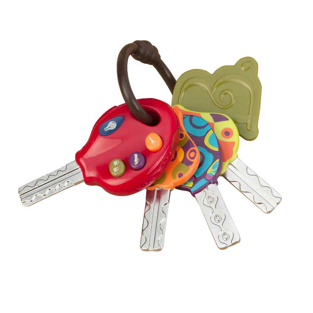 B. toys Toy Car Keys-LucKeys - Red - Image 2