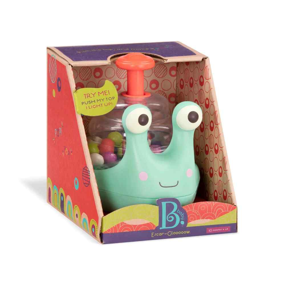 B. toys Light-up Snail Ball Popper - Escar-Glooooow