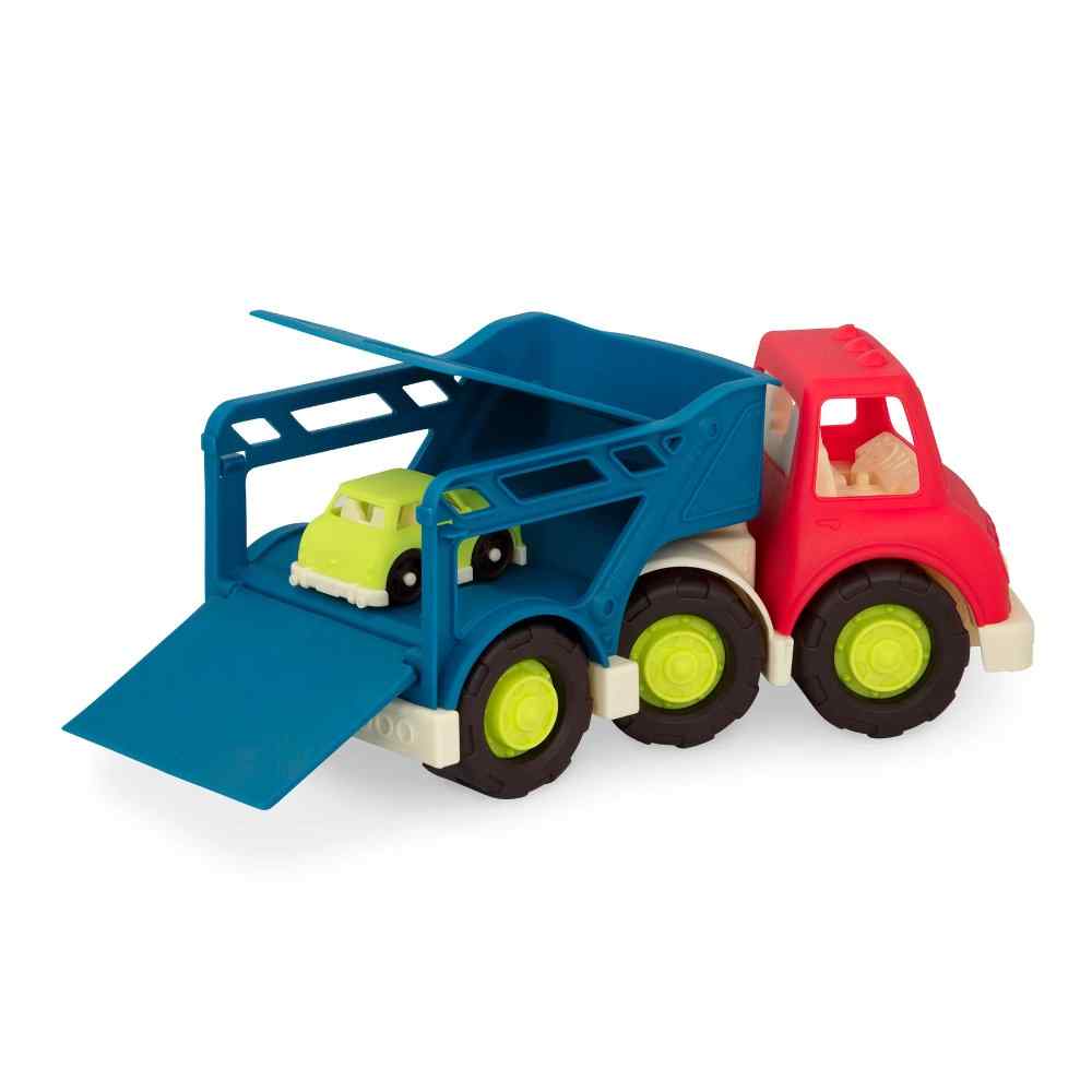 B. toys Happy Cruisers - Car Carrier 2 Cars - Image 3