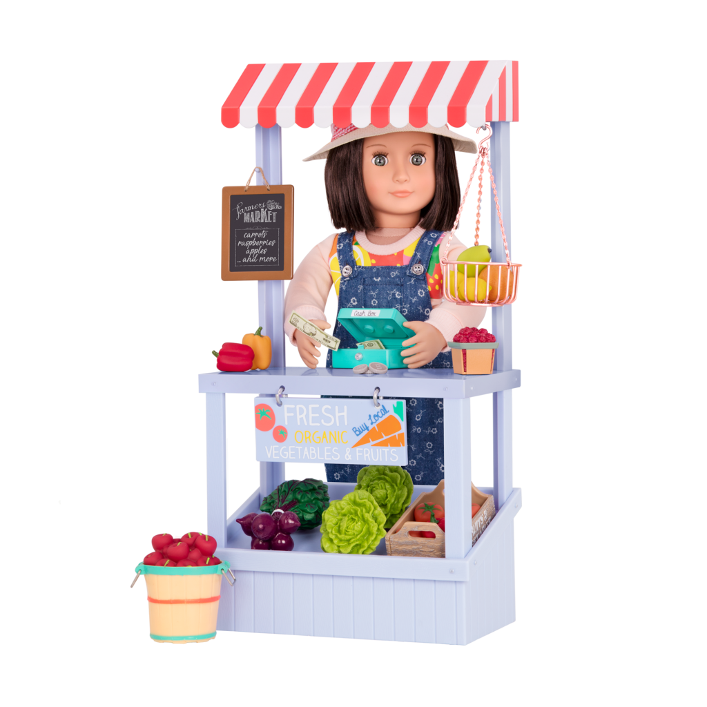 Our Generation Market Stand Grocery Shop Set - Image 3