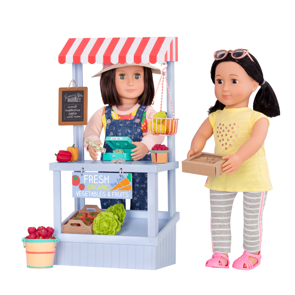 Our Generation Market Stand Grocery Shop Set - Image 5