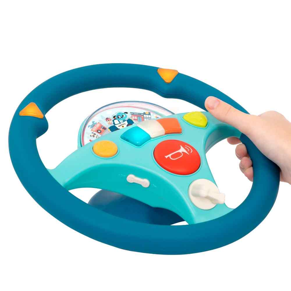 B. toys Woofer's Musical Driving Wheel - Steering Wheel - Image 2