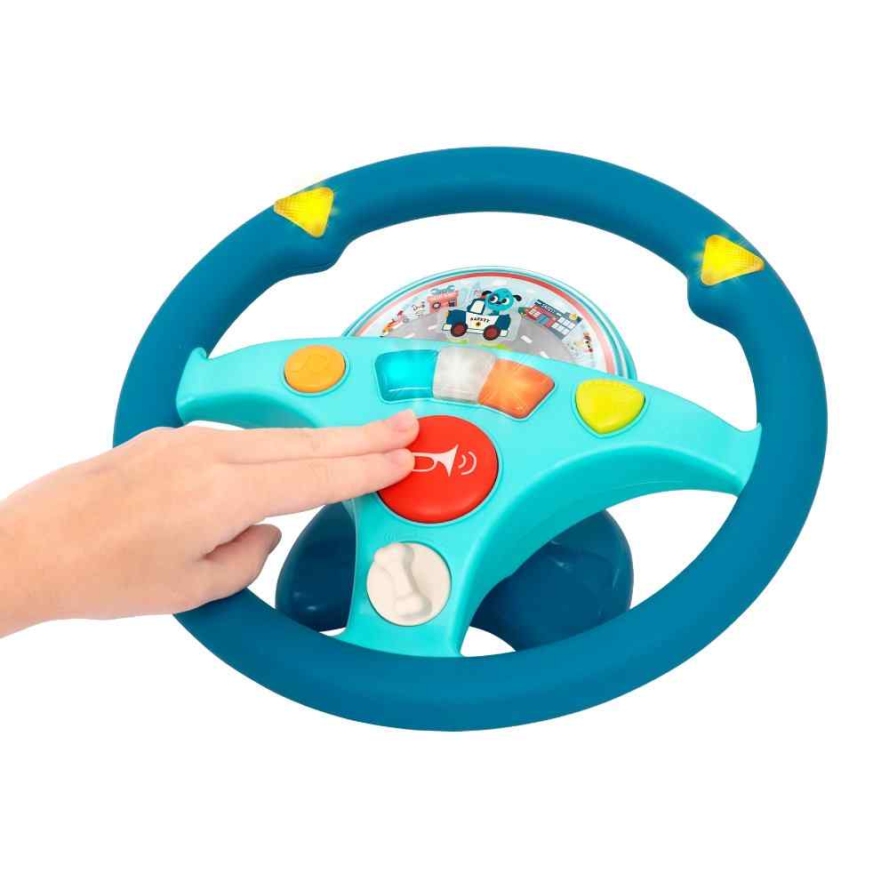 B. toys Woofer's Musical Driving Wheel - Steering Wheel - Image 3