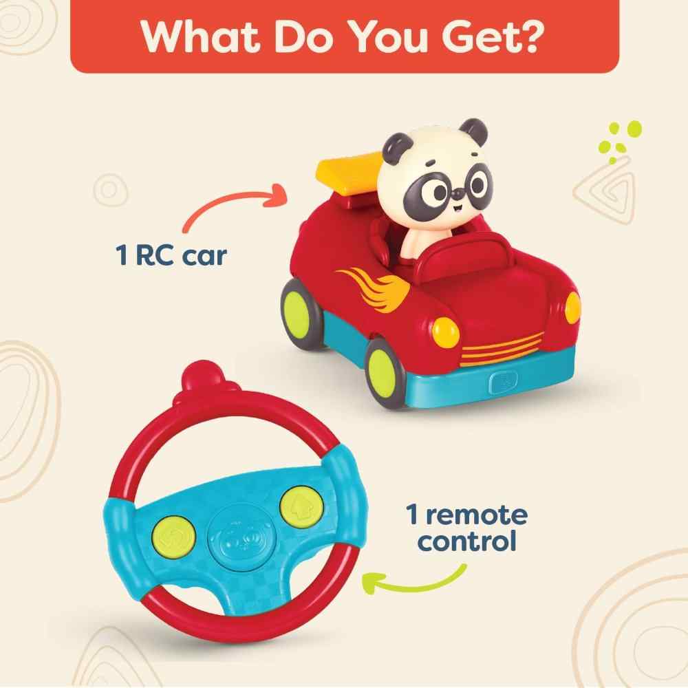 B. toys RC Car Riding Racers - Bingo With Panda - Image 2