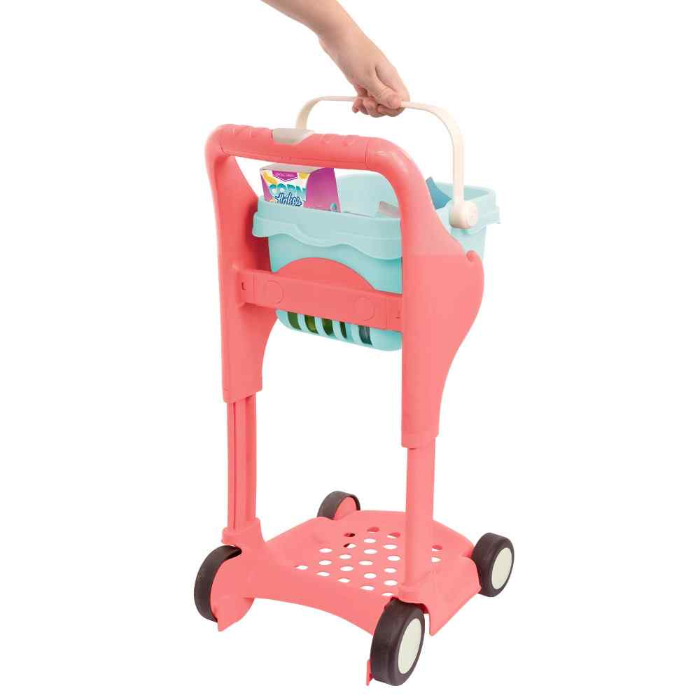 B. toys Shop & Glow Musical Toy Cart - Plush & Book - Image 3