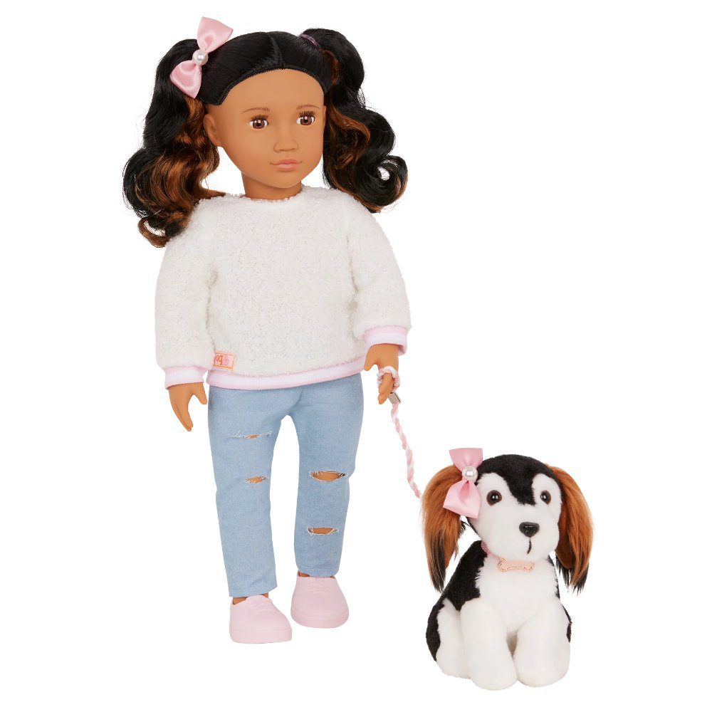Our Generation Nastassia & Angel 46cm Doll & Pet Puppy Set - Image 2