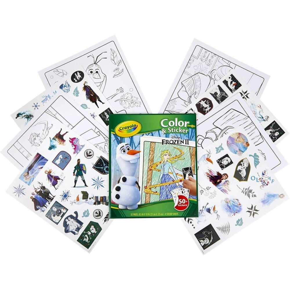 Crayola Frozen 2 Colour and Sticker book - Image 2