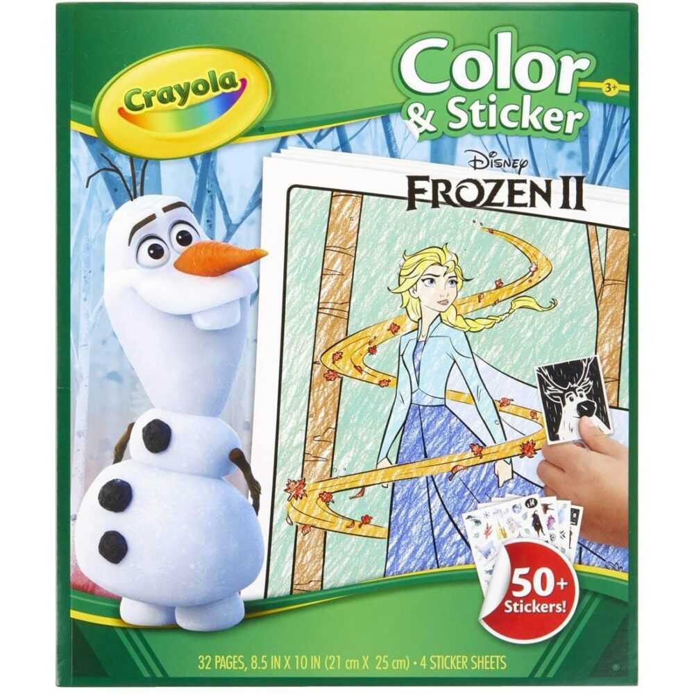 Crayola Frozen 2 Colour and Sticker book